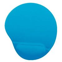 MOUSE PAD BROBOTIX CON ALMOHADILLA DE GEL, ANTIDERRAPANTE, TURQUESA