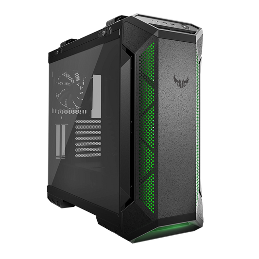 GABINETE ASUS TUF GAMING GT501 CASE/NEGRO/MEDIA TORRE/ATX/EATX/CRISTAL TEMPLADO/RGB/GAMER