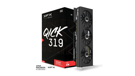 TARJETA DE VIDEO XFX SPEEDSTER QICK 319 RADEON RX7700XT,12GB GDDR6,2276MHZ,3*DP,HMDI