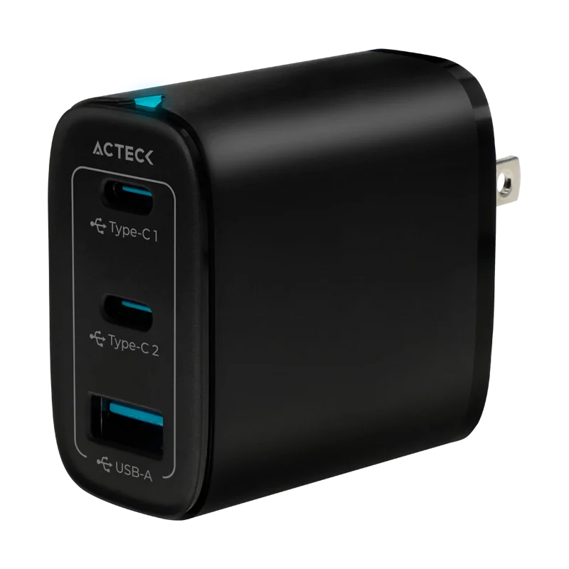 CARGADOR DE PARED ACTECK ENERGON PLUS CP440 / 40 W / CARGA DP / CARGA RAPIDA / USB C+ USB A / GARANTIA 1 AÑO / NEGRO / AC-935562