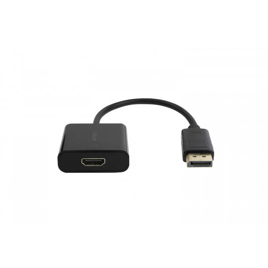 ADAPTADOR ACTECK SHIFT PLUS AH435 / DISPLAYPORT A HDMI / 4K / 20 CM / NEGRO / AC-934763