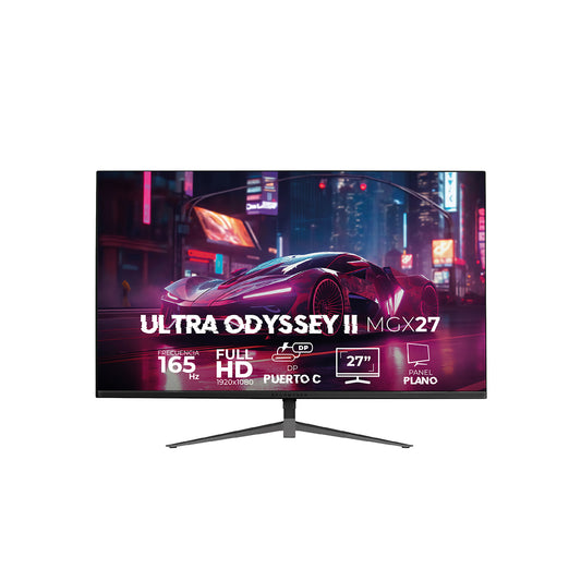 MONITOR 27" BALAM RUSH (BR-938297) ULTRA ODISSEY II MGX27,1920*1080,165HZ,1MS,HDMI,DP,PLANO,NEGRO