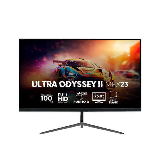 MONITOR 23.8" BALAM RUSH (BR-938358) ULTRA ODYSSEYII MFX23,1920*1080,100HZ,1MS,HDMI,DP,NEGRO