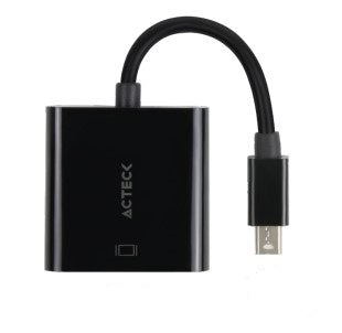 ADAPTADOR ACTECK SHIFT PLUS AH430 / MINI DISPLAYPORT - HDMI / 4K / 20 CM / NEGRO / AC-934770