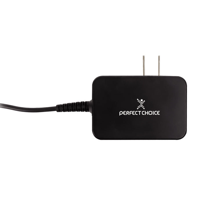 ADAPTADOR CARGADOR DE CORRIENTE CON CABLE 1.8 METROS DE 65W USB-C PERFECT CHOICE - NEGRO