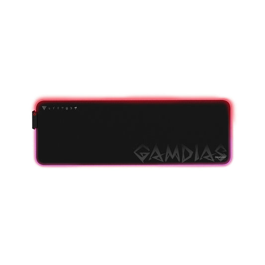 MOUSE PAD GAMDIAS GAMING LED 7 COLORES, NEGRO, 90X30CM, USB