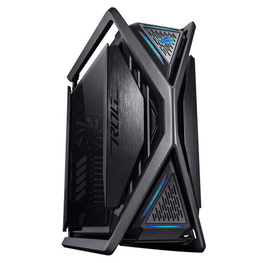 GABINETE ASUS 4*F AN 140MM, CONEXIONES BTF, NEGRO, ATX, S/FUENTE