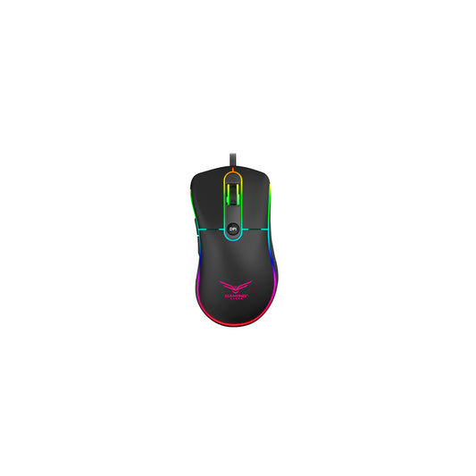 MOUSE GAMING NACEB RETROILUMINADO,1000 D PI,USB,NEGRO