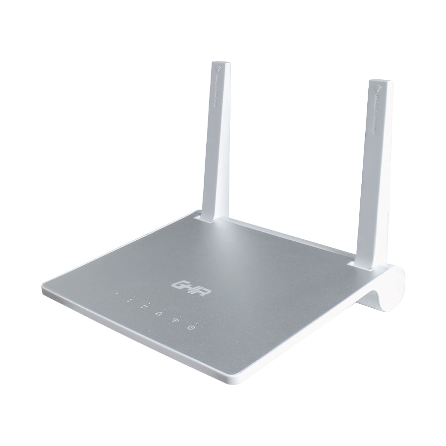 ROUTER INALAMBRICO GHIA 300MBPS 802. MULTIMODO ACCESS POINT REPETIDOR WISP 11N/G/B 3 PUERTOS LAN 10/100 1 PUERTO WAN 10/100 2 ANTENAS FIJAS EXTERNAS 5DBI