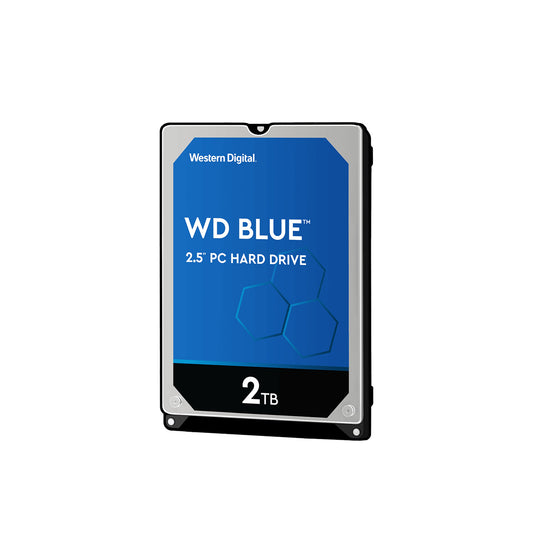 DISCO DURO WD 2.5" 2TB BLUE, 7MM, 5400 RPM, 128MB, SATA3