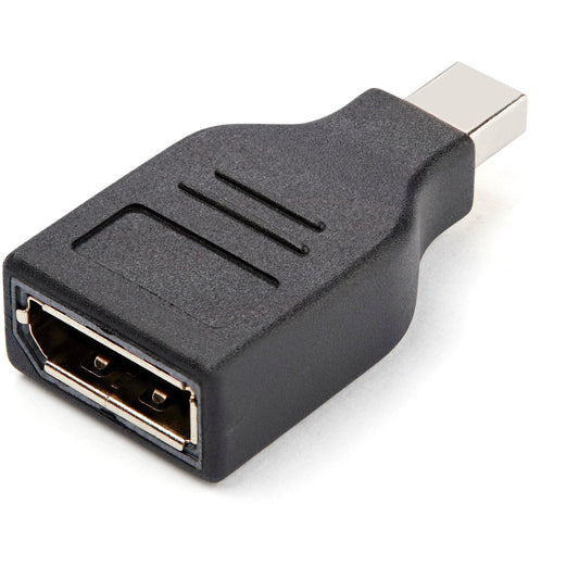 ADAPTADOR DE VIDEO MINI DISPLAYPORT A DISPLAYPORT - CONVERTIDOR MINI DP MACHO - DP HEMBRA - MINIDP NEGRO - STARTECH.COM MOD. GCMDP2DPMF